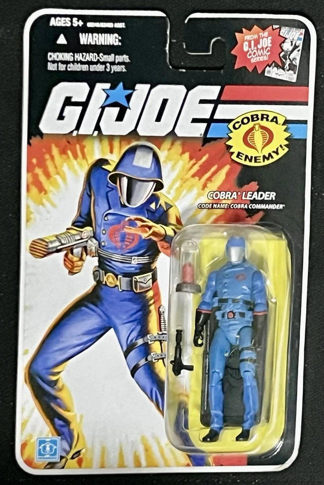 Hasbro G.I. Figura Comandante Líder Cobra Cómic Joe 25 Aniversario Nueva *COMO NUEVA* Foto 1 de 4
