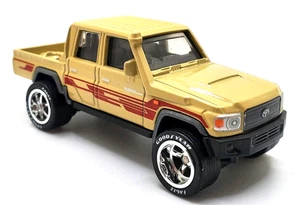 Matchbox WHEEL SWAP '17 Land Cruiser 78 13mm Chrome 5 Spokes Tan New Loose - Picture 1 of 7