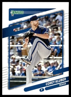 2021 Donruss Corey Kluber Texas Rangers #63 - Image 1 of 2