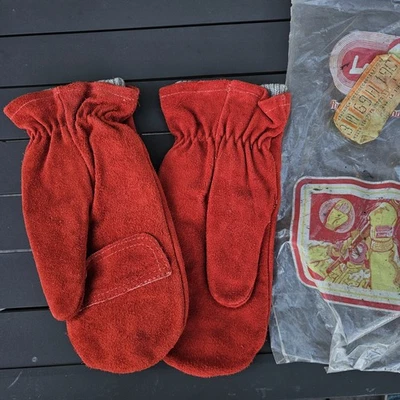 Mitones térmicos a batería Lectra-Mits de colección gamuza roja palma dividida caza pesca en hielo Foto 1 de 4