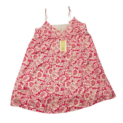 Aritzia Wilfred Slip Dress Lover Satin Pink/Cream Floral Flowers Size M Babydoll - Image 1 of 4