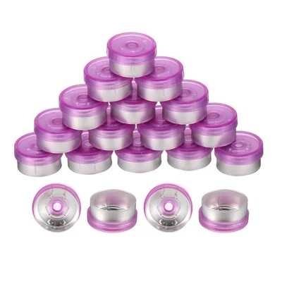13mm Flip Off Caps 200PCS Burr-Free Flip Off Top Caps, Pink/Silver Foto 1 de 4