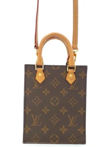 Louis Vuitton Monogram Petit Sac Plat M69442 #T823 - Picture 1 of 9