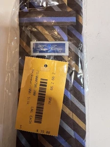 TOM JAMES Hergestellt in den USA Anzug Krawatte Herren 100 % Seide Mehrfarbig Designs Lang Groß Männer - Bild 1 von 3