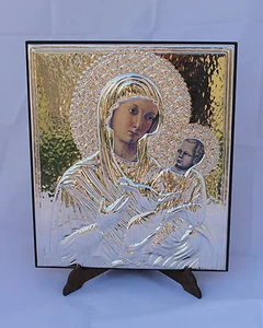 Icona Vergine Portatissa icona argento 925/1000 - Imagen 1 de 1