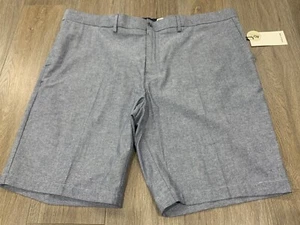 Mens size 40 Blue PREVIEW Chambray Shorts *BNWT* NEW RRP $35 Tailored Fit - Picture 1 of 2