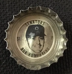 1960s Coca Cola Bob Humphreys S1 MLB Washington Senators Bottle Cap Coke Caramel - Bild 1 von 2
