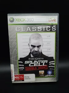 XBOX 360 LIVE CLASSICS TOM CLANCY SPLINTER CELL DOUBLE AGENT GAME - FREE POSTAGE - Picture 1 of 3