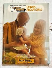 EZ Play Today, 27 Songs About Girls Sheet Music Song Book Organ, Piano, Guitar