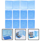  10 Pcs Movie Shelf for Dvds Transparent CD Storage Cases Disc Clear Box