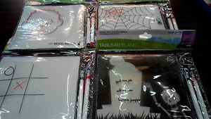 TONCADO'MOUSE PAD LAVAGNA BIANCA CON PENNARRELLI CANCELLABILI TRIS+SCHELETRO - Foto 1 di 1
