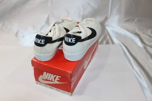 Shoes Bruin Canvas White / Black Size 8 w/ Original Box Vintage Collectible Nike - Picture 1 of 11