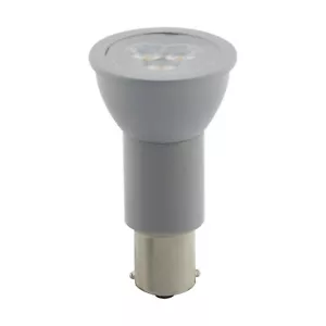 Satco S9004 3W LED 1383 Elevator Bulb 12V R12 SC Bayonet BA15s 3000K Warm White - Picture 1 of 6