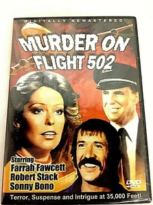 Murder On Flight 502 DVD Movie Farrah Fawcett Robert Stack Sonny Bono New Sealed - Picture 1 of 2