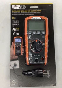 Klein ET270 Digital Multi-Tester DMM CON Probador de Receptáculos - Imagen 1 de 3
