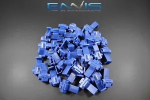 500 STCK. 14-16 MASSSTAB SCOTCH LOCK BLAU CRIMPKLEMME AWG STECKER AUTO SUV BSL - Bild 1 von 4