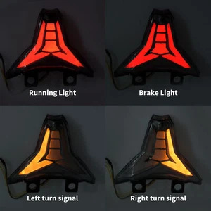 For 2019-2023 KAWASAKI Ninja ZX-10R ZX-6R Integrated LED Tail Light Turn Signal - Picture 1 of 15