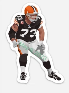 Cleveland Browns (MAGNET) Joe Thomas Fans NFL Go Dawg Pound - Picture 1 of 3