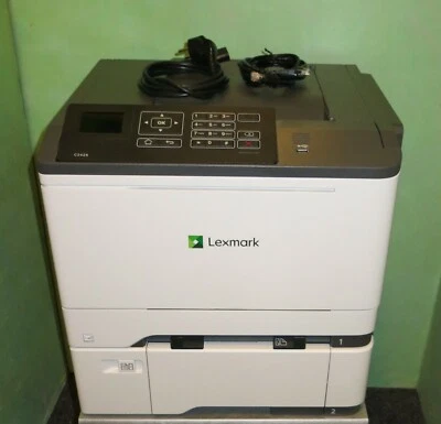 LEXMARK Farbdrucker Laserdrucker + 650-Blatt Doppelblattzuführung Netzwerk WLAN - Bild 1 von 4