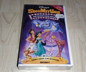 VHS Walt Disney Neu OVP New Sealed Sing mit uns 9 Aladdin Traum wird wahr Video - Bild 1 von 9