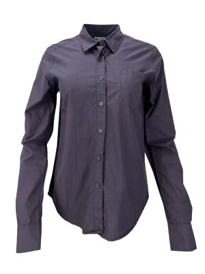 Camisa informal para mujer STEVEN ALAN púrpura costura inversa nueva con etiquetas Foto 1 de 3