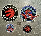 Toronto Raptors Sticker Lot (Two 4 ", Two 2") Waterproof Basketball Logo NBA New