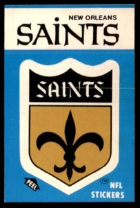 1987 Fleer Action Sticker New Orleans Saints - Picture 1 of 2