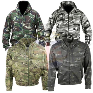 Kombat Adultes Tactical Zip Through Hoodie, Dpm, Urban Camo, Btp Noir Camouflage - Bild 1 von 18