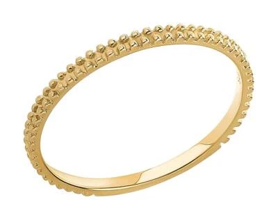 Damenring Gold 375 Gelbgold dezentes Design Vorsteckring Beisteckring Echtgold - Bild 1 von 3