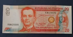 PHILIPPINES - 2009 - 20 PISO - KM428686 - BANKNOTE - UNCIRCULATED - Picture 1 of 2