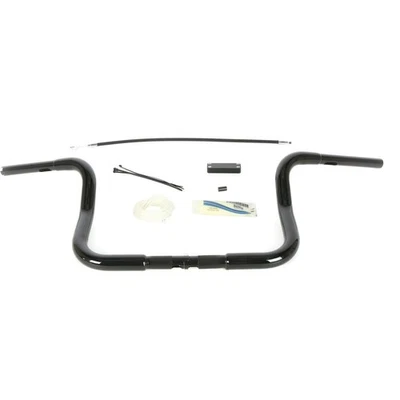 Fat Baggers Inc. 1 1/4" EZ Instalación Tapa Redonda Negro Manillar Kit - 909410-B Foto 1 de 4