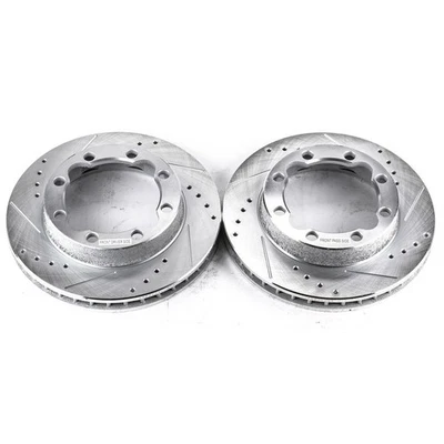 PowerStop Cross Drilled and Slotted Performance Rotors NOS AR8242XL AR8242XR - Image 1 of 2