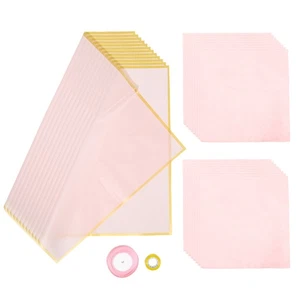 Carta da imballaggio bouquet rosa impermeabile compleanno fiorista materiale floreale - Foto 1 di 12