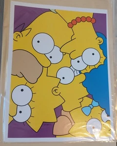 Die Simpsons Poster Familie Nahaufnahme Gesichter Bart Homer 2007 lizenziert 10,5 x 14 - Bild 1 von 2