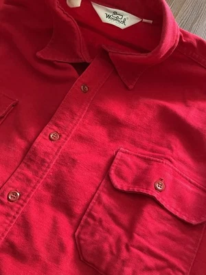 Vintage Woolrich Shirt Men XXL 2XL Red Heavy Flannel Made in USA - Image 1 of 4