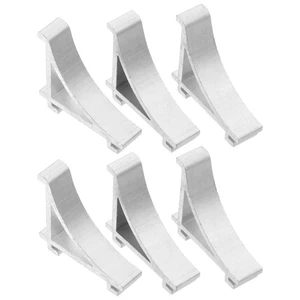 Soportes de acero inoxidable con clip para refrigerador de 6 piezas - Imagen 1 de 12