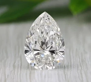Loose CVD Lab-Grown Diamond 2.00 Ct (7x11mm) Pear -D Color, IF CLARITY Certified - Picture 1 of 8
