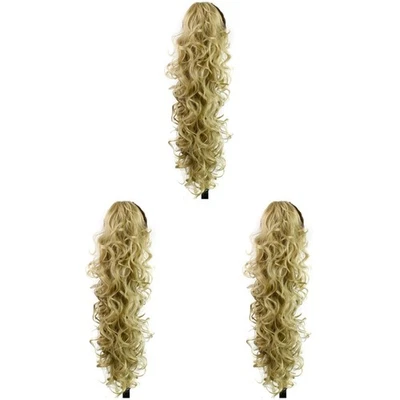  26-Zoll lange unordentliche Locken Klaue Clip Pferdeschwanz Extensions - Bild 1 von 4