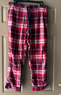 Pantalones cortos Aerie para mujer para dormir rojos blancos a cuadros talla M Foto 1 de 4