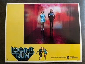 LOGAN’S RUN 1976 Original Vintage Lobby Card with Michael York & Jenny Agutter - Bild 1 von 10