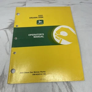 Manual de operador de disco dibujado John Deere 620 OM-N200141 K8 - Imagen 1 de 2