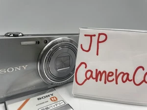 English OK Excellent SONY Cyber-shot DSC-WX100 silver  Digital Camera 1477 - Picture 1 of 21