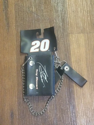 Winner Cyrcle #20 TONY STEWART NASCAR Trifold Wallet (New) Leather Style 2003 W2 Cover