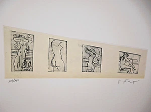 NATALE PATRIZI AGRA' PESARO FANO ACQUAFORTE 1974 ORIGINALE FIRMATA NUMERATA SNL1 - Foto 1 di 2
