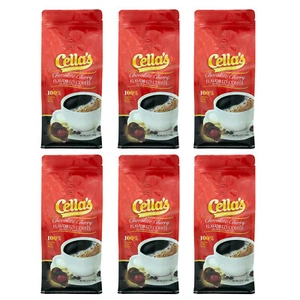 Cellas chocolate sabor cereza, tostado medio, café molido, bolsas de seis - 12 onzas - Imagen 1 de 10
