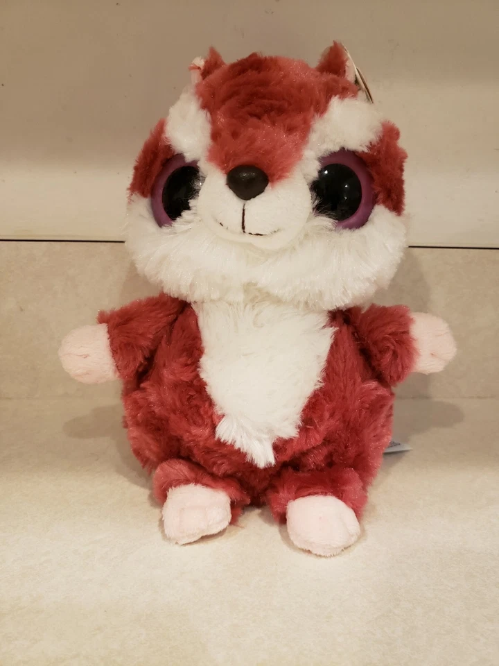 Aurora World Plush - YooHoo Friends - CHEWOO the Pink/White Squirrel   - Image 1 of 4