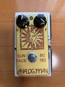 Analogman Sunface Fuzz BC183 Classic Silicon Fuzz Pedal High-Quality Sound USED - Picture 1 of 2