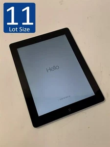 Lot of 11 Apple iPad 3 Black Tablets - MIXED STORAGE - SEE TABLE BELOW - Picture 1 of 11