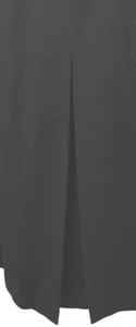 Women’s Long Black Skirt Straight Wool Lined Slit In Frt Size Preston & York 12 - Picture 1 of 7