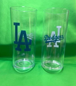 (2) LA DODGERS Hard Plastic MLB 12oz Cups LOS ANGELES Baseball - Picture 1 of 5